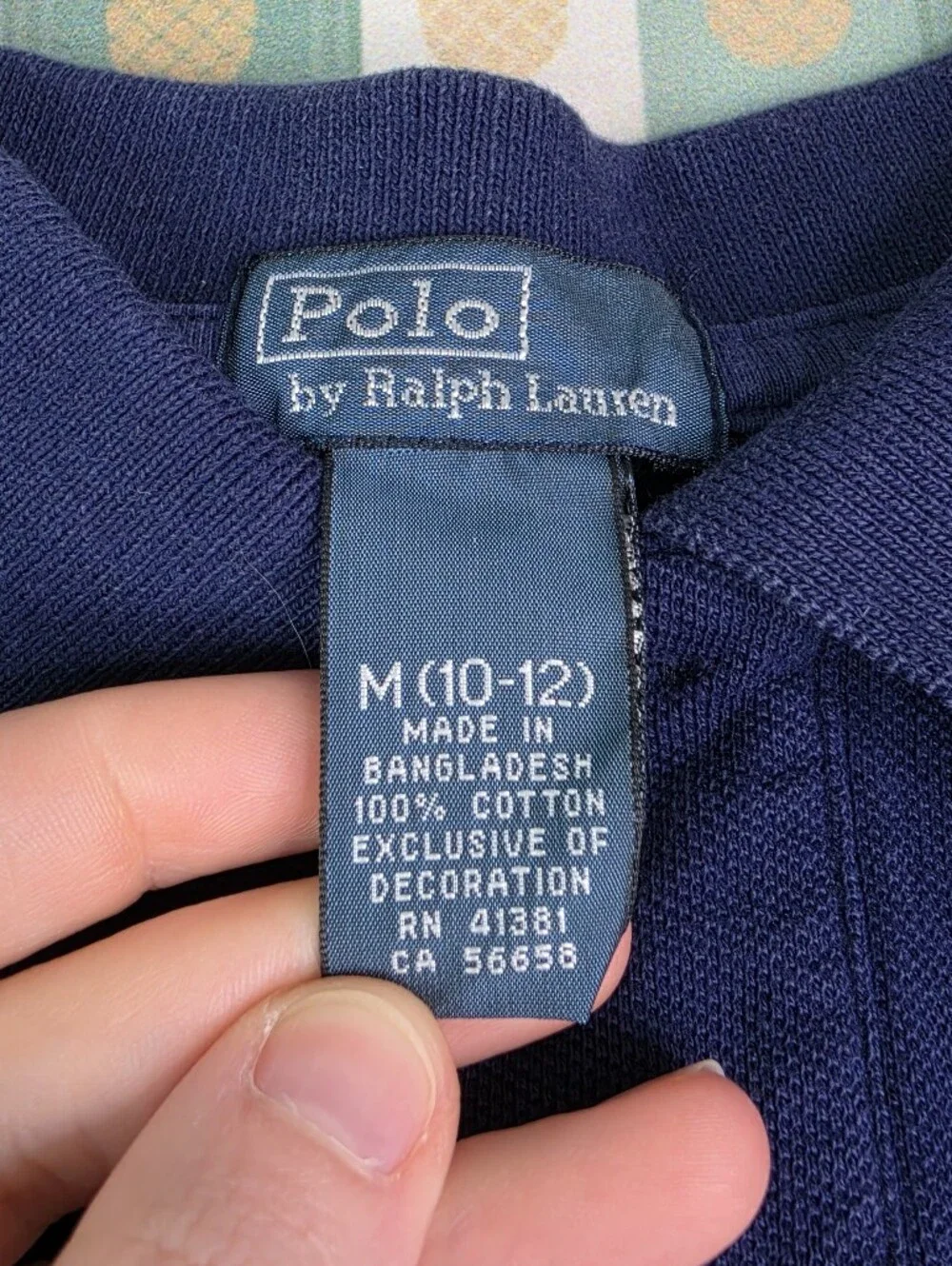 Ralph Lauren Navy Polo with Red Logo